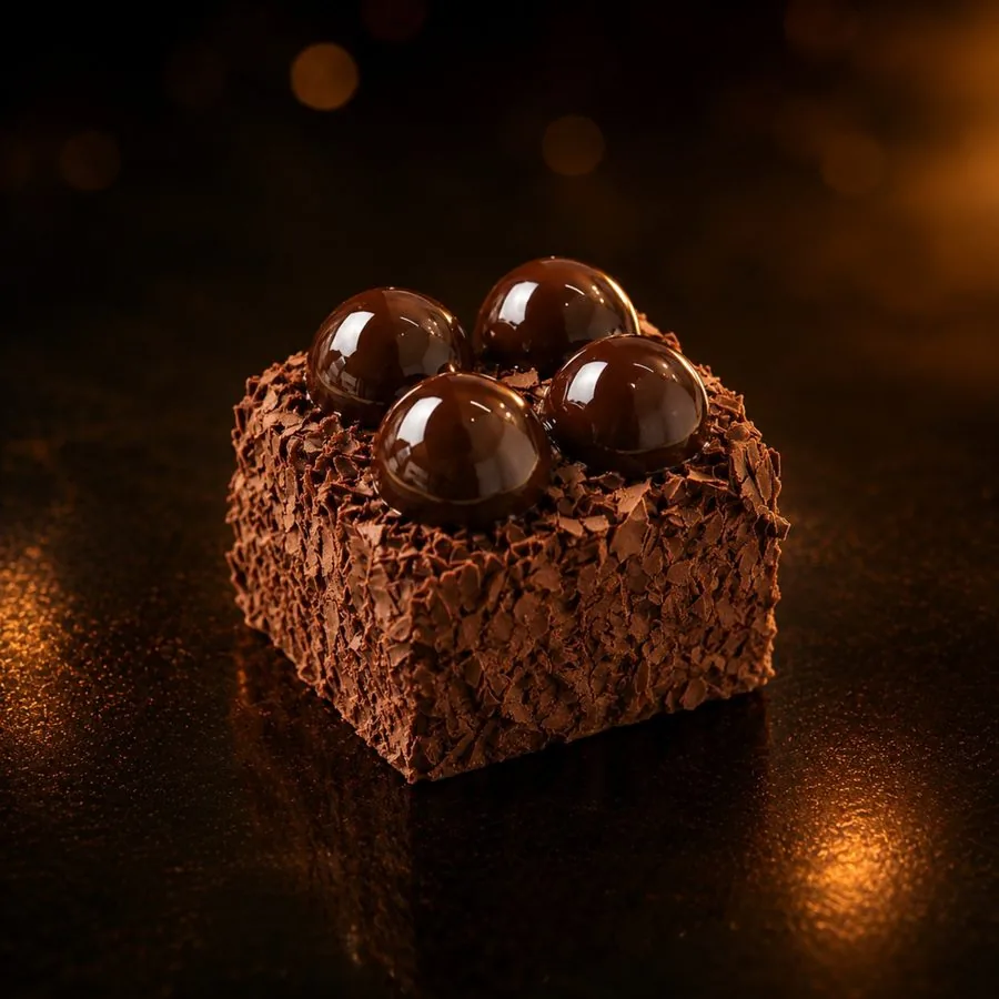 Siyah Profiterollü Pasta 
